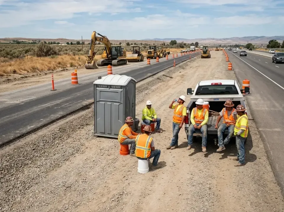 highway-road-construction-crew-007 — frequently asked questions, Porta Potty and Restroom Rentals in San Carlos, CA